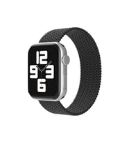 Newface Apple Watch 38mm Ayarlı Solo Silikon Kordon - Siyah