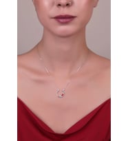 ÇELİKOĞLU KUYUMCULUK 8 AYAR ALTIN KALPLİ  KOLYE  2,10 GR