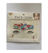 Face Gems Yüz Süsleme Taşı Vücut Kristali Model 17