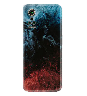 General Mobile GM 21 Pro GM 22 Pro Plus Kılıf Desemli Silikon Red Blue Black Abstact 1386