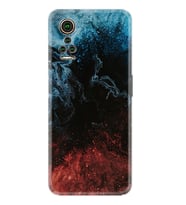 General Mobile GM 21 Pro GM 22 Pro Plus Kılıf Desemli Silikon Red Blue Black Abstact 1386