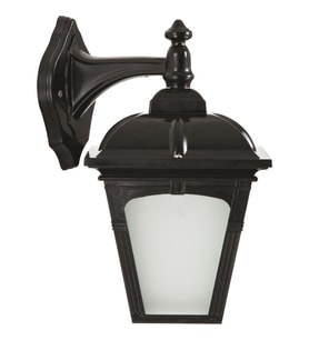 AVONNI BAP-68185-BSY-M3 Siyah Boyalı Dış Mekan Aydınlatma E27 ABS Polikarbon Cam 25x20cm