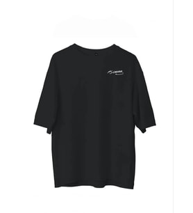 Erkek Kısa Kol Tişört Bisiklet Yaka ATATÜRK Baskılı T-Shirt - Siyah