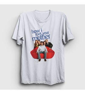 Presmono Unisex Beyaz All How I Met Your Mother T-Shirt 194777tt