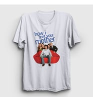 Presmono Unisex Beyaz All How I Met Your Mother T-Shirt 194777tt
