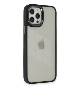 Iphone 12 Kılıf Dora Kapak - Siyah