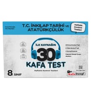 Kafa Dengi Yayınları 8. Sınıf İnkilap Tarihi 30 Kafa Test