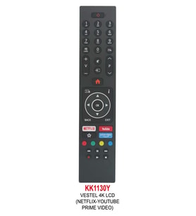 VESTEL RC43135P NETFLIX-YOUTUBE-PRIME VIDEO TUŞLU LCD-LED TV KUMANDA
