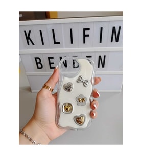 İphone 15 Taşlı Desenli Kılıf Modeli