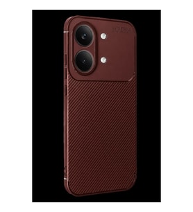 Poco X8 Pro Max Auto Focus Karbon Kapak - Bordo