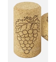 100 adet Şarap şişesi mantar tıpa 23x38 mm Yumuşak