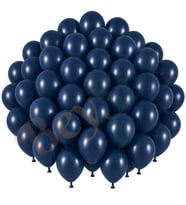 Derin Okyanus Renk Lateks Retro Balon (30 cm) - 50 Adet