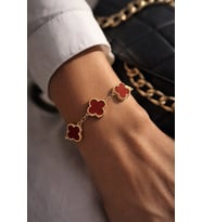 kararmaz çelik van cleef model bileklik