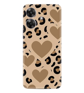 Note 60 Kılıf Boutique Baskılı Resimli Leopar Kalp Pcode -068