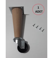 BARERMO 20 Cm Tekerlekli Ayak Sihirli Masa Ayağı, Akıllı Masa Ayağı, Akıllı Sehpa Ayağı, Sihirli Sehpa Ayağı