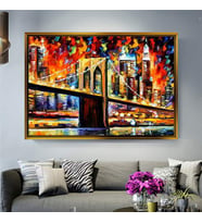 Altın Çerçeveli dekoratif tablo l584 (Gold)
