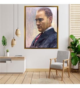 ÇERÇEVELİ ATATÜRK TABLO S69