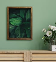 BK Gift Otel Odası Konseptli Doğal Masif Ahşap Çerçeveli Tablo 30x40cm-118