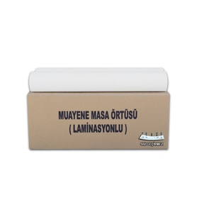 Muayene Masa Örtüsü Laminasyonlu En:51cm Boy:25metre 20 Rulo
