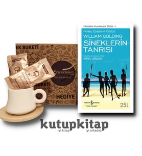 Kutupkitap Bambu Fincan Türk Kahvesi Kişiye Özel Not Sineklerin Tanrısı Kitap Hediye Seti