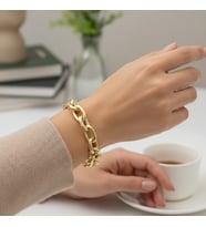 STİL İNCİSİ/XUPING JEWELRY OVAL HALKA ZİRKON TAŞLI BİLEKLİK