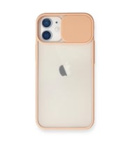 Apple İphone 11 Kılıf Palm Buzlu Kamera Sürgülü Silikon - Pembe