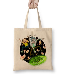 Rick And Morty 01 Bez Çanta Uzun Saplı