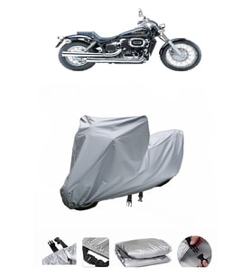 Honda VT 750 Shadow ACE  Gri Motosiklet Brandası ARKA ÇANTA UYUMLU DEĞİLDİR