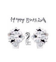 Çıtıpıtıstore Gümüş Balon Seti