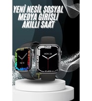 Yeni Model Akıllı Saat Dokunmatik Ekran Unisex Amoled Ekran 44 Mm
