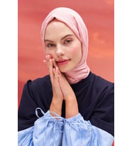 Pudra Carell Küpçizgi Jakar İtalyan İpekli Şal