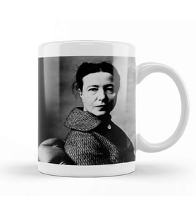 Simone De Beauvoir 01 Kupa Bardak Porselen