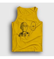 Presmono Unisex Sarı Ok Anime One Punch Man Atlet 240640tt (Sarı)