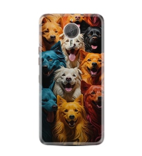 GM5 Plus Kılıf HD Resim Baskılı Köpekçikler StKd -026