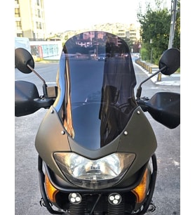 MOTOCAM Honda Transalp XL 650 Ön Cam 2000-2008 Model 54cm Siyah Renkli 4mm