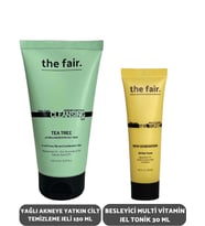 the fair. Yağlı Akneye Yatkın Cilt Temizleme Jeli 100 ml ve Besleyici Multi Vitamin Jel Tonik 30 ml