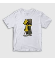 Presmono Unisex Çocuk Beyaz Hug Little Nightmares T-Shirt 159789tt (Beyaz)