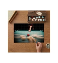 Bilardo Masası - Oyun Tasarımı 240 parça Ahşap Puzzle Ahşap Kutuda MP06389