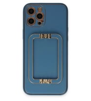 Durukar® iPhone 12 Pro Kılıf Coco Elit Kapak - Mavi