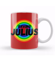Julius Erving   Basketball gifts Vintage Retro Rainbow Quotes For BOYS AND Ddad Kupa Bardak Porselen