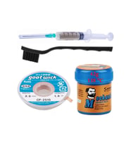 Krem Lehim Solder Paste 138 C Noclean Sn42bi58 42g Flux Lehim Toplama Cp-2515 Lehim Emme Teli 2,5 Mm