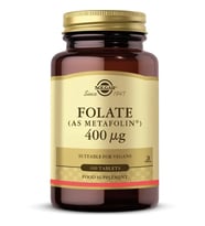 Solgar FOLATE (Metafolin) 400 MCG 100 Tablet