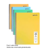TEXT Pastel Defter A4 100 Yaprak Kareli 1 Adet