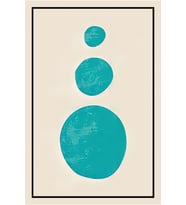 Hbb Sanat Koleksiyonu Soyut Tasarım Ahşap Tablo/poster