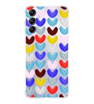 PrintiFy Samsung Galaxy A14 Uyumlu Water Color 1 Baskılı Şeffaf Köşe Korumalı Antişok Kılıf