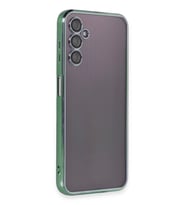 Newface Samsung Galaxy A14 4G Kılıf Razer Lensli Silikon - Yeşil