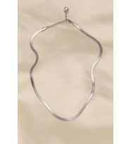 316L Çelik Silver Renk 45 cm İtalyan Zincir Model Kadın Kolye - TJ-BKO5903