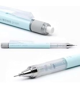 Tombow Mono Graph Mekanik Versatil Kurşun Kalem 0.5 Mm Pastel Mavi