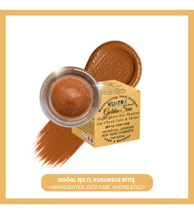 KUATRA Golden Sun Işıltılı Balm 7 ml Highlighter Göz Farı Aydınlatıcı