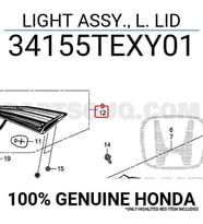 Honda Civic Fc5 Arka Stop İç Ledlı Sol 2016- (Oem No:  34155Texy01)